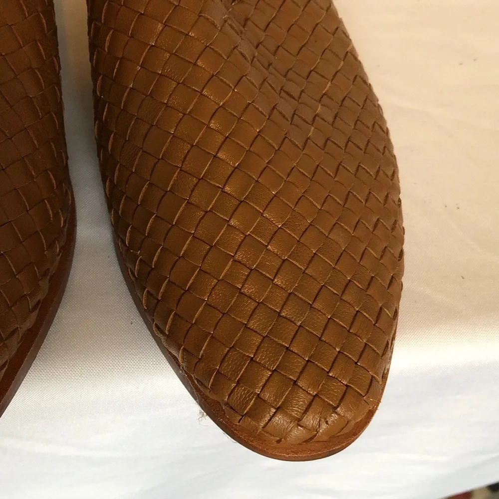 Seychelles Brown Woven Women's Loafers - Picture 2 of 5